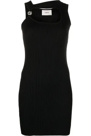 COPERNI Logo-plaque ribbed mini dress