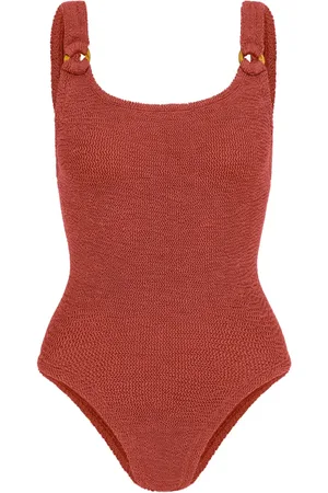 Hunza G Domino crinkled-effect swimsuit
