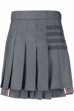 Thom Browne 4-Bar pleated mini skirt
