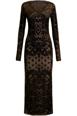 Etro Paisley velvet dress