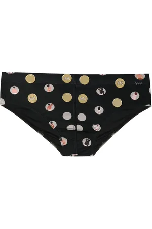 AMIR SLAMA Graphic-print swim trunks