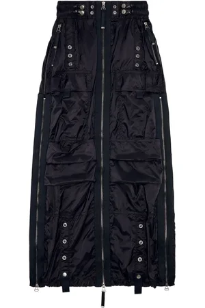Diesel O-Crep cargo maxi skirt