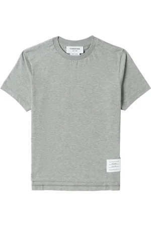 Thom Browne Logo-patch short-sleeve T-shirt