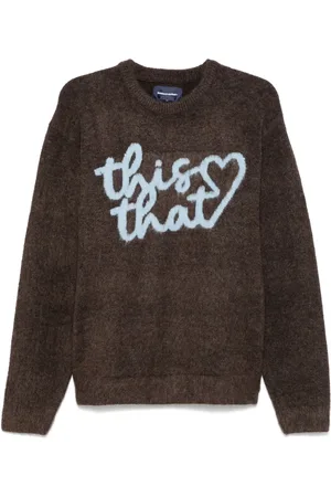 This Is Never That Heart Logo sweater