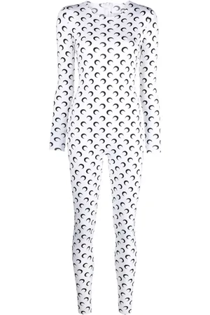 Marine Serre All Over Moon jersey catsuit