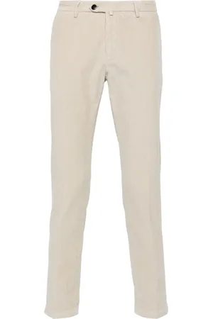 BRIGLIA Corduroy chino trousers