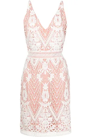 Lethicia Bronstein Canis crochet-panel dress