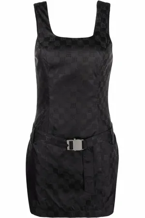 MISBHV Monogram jacquard mini dress