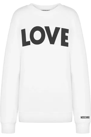 Moschino Logo-print cotton sweatshirt