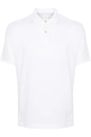 ELEVENTY Fine-knit cotton polo shirt