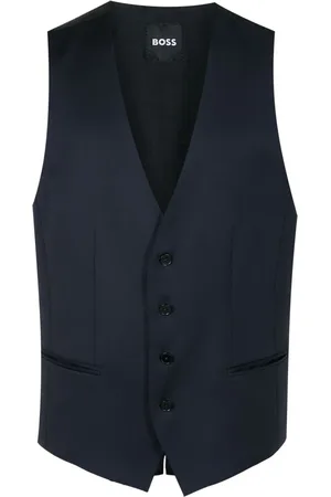HUGO BOSS Button-down tailored waistcoat