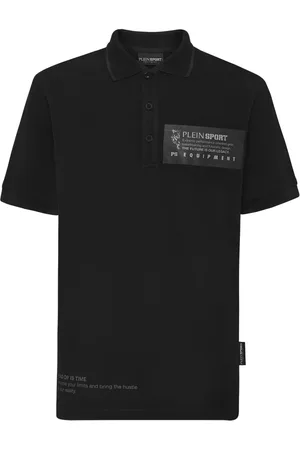 Philipp Plein Logo-print piqu?? polo shirt