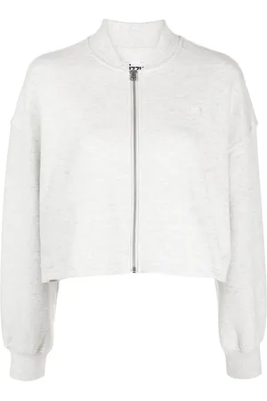 Izzue Appliqu??d zip-up sweatshirt