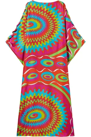 Puccini Bersaglio-print silk kaftan dress
