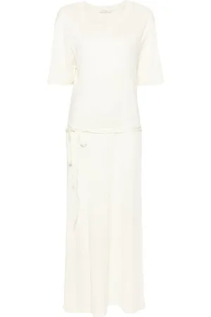 LEMAIRE Belted T-shirt maxi dress