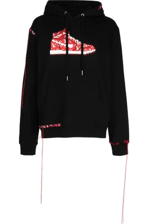 MOSTLY HEARD RARELY SEEN Embroidered-detail cotton hoodie