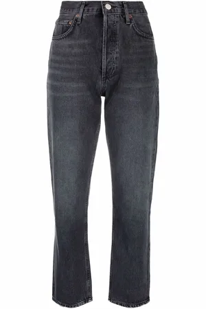 AGOLDE Tapered-leg cropped jeans