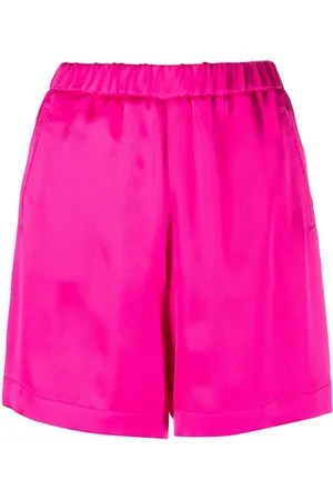BLANCA Salixraso high-waisted satin shorts