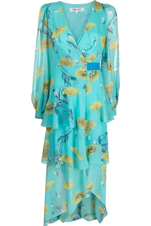 Diane von Furstenberg Silvia floral-print tiered dress