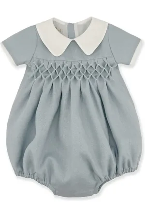 LA STUPENDERIA Linen-cotton babygrow set