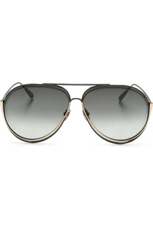 Linda Farrow Francisco pilot-frame sunglasses