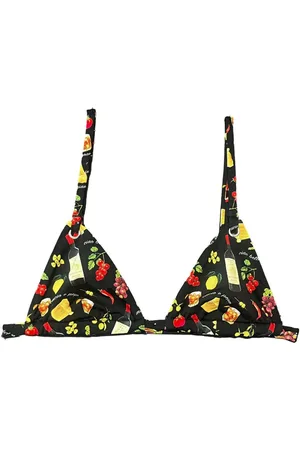 FLEUR DU MAL Grommet triangle bikini top