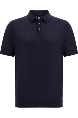 Boggi Milano Merino-wool polo shirt