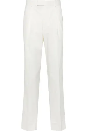 Ermenegildo Zegna Mid-rise poplin chino trousers