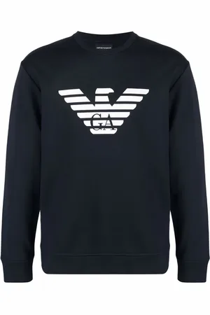 Emporio Armani Logo-print crew-neck sweatshirt