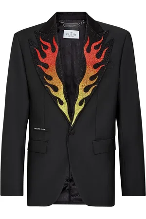 Philipp Plein Flame single-breasted blazer