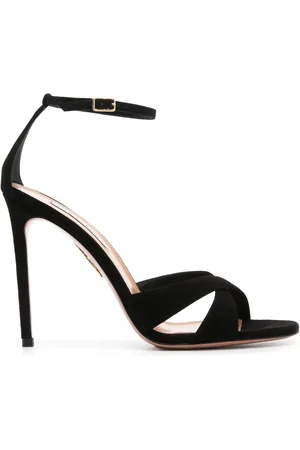 Aquazzura Divine 105mm suede sandals