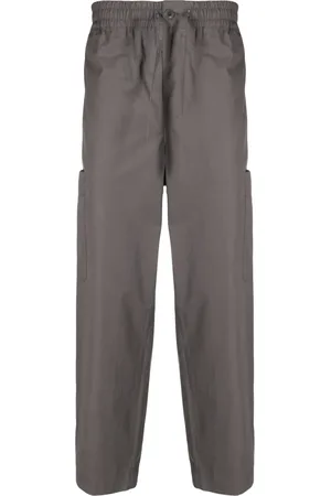 Kenzo Logo-patch straight-leg trousers
