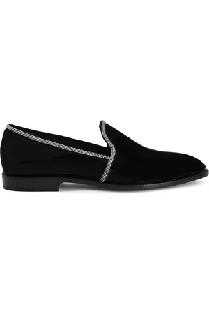 Giuseppe Zanotti Ariees crystal-embellished leather loafers
