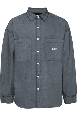 Izzue Embroidered-motif cotton shirt