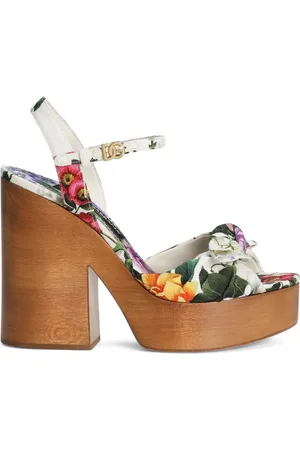 Dolce & Gabbana Floral-print sandals