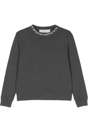 Golden Goose Crystal-embellished cotton sweatshirt