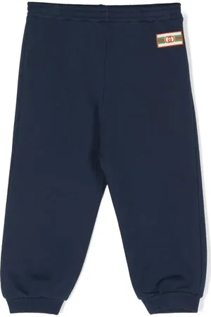 Gucci Logo-patch cotton track pants