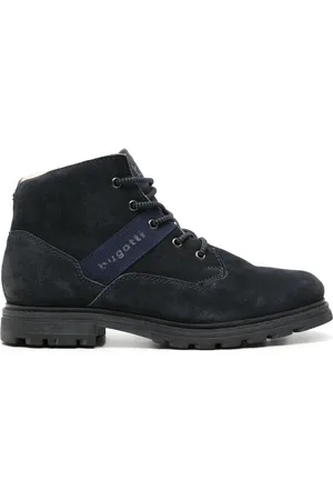 Bugatti Vivo logo-tape suede boots