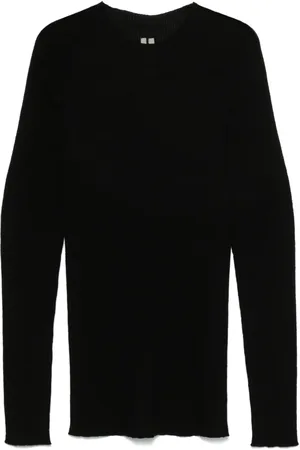 Rick Owens Round-neck ribbed sweater