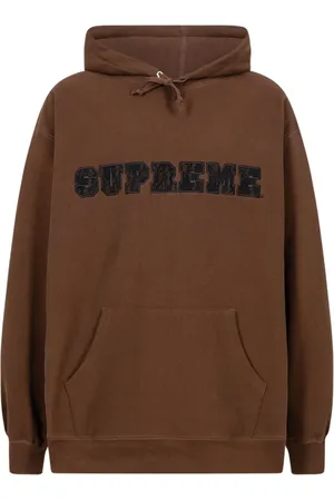 Supreme Lace-detail logo hoodie