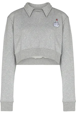 Natasha Zinko Wings detail cropped sweatshirt