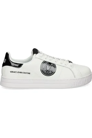 VERSACE Leather sneakers