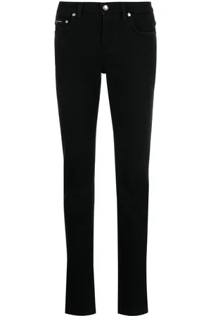 Dolce & Gabbana Logo-patch denim jeans
