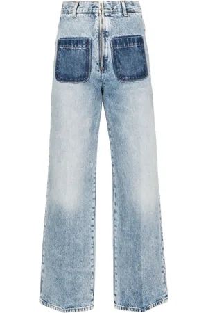 Sandro High-rise straight-leg jeans