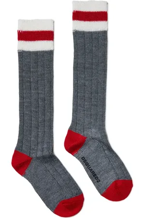 Dsquared2 Colour-block ribbed socks