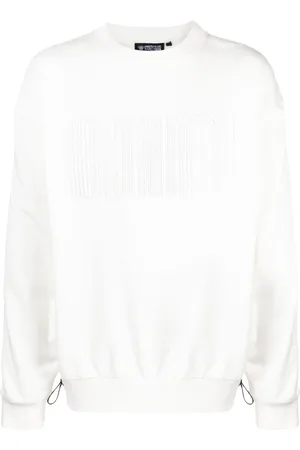 MOSTLY HEARD RARELY SEEN Logo-embroidered panelled sweatshirt