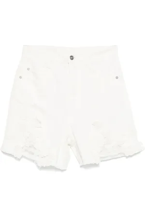 ERMANNO SCERVINO Floral lace appliqu?? shorts
