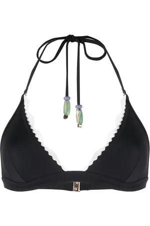 Stella McCartney Striped detail one-piece