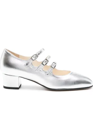 Carel Kina 40mm metallic-sheen pumps