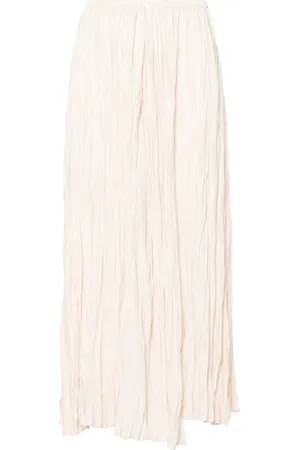 FORTE FORTE Crinkled midi skirt